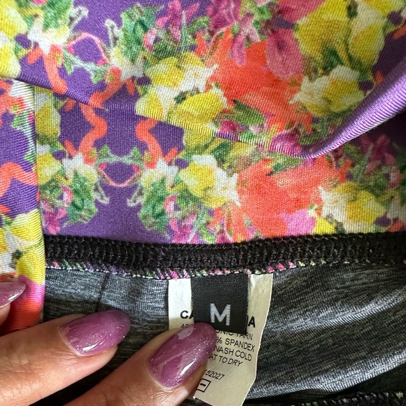 Spacejungle wildflower bike shorts- medium - Picture 2 of 6